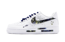 Мужские кроссовки для скейтбординга Nike Air Force 1, White/Blue cw2288-111(team140-星河揽月) | white/blue