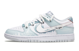 Кроссовки Nike Dunk Skateboard Unisex низкие Зеленый/Белый, Светло-серый зеленый hf0730-160(team422-飞鸟入海) | light gray green