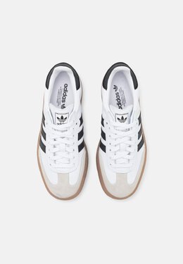 Кроссовки на шнуровке SAMBAE Adidas, белый ad111a2ld-a11 | footwear white/core black/gold metallic