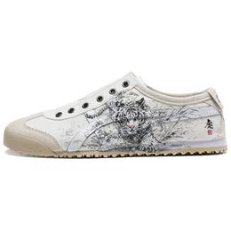 Кроссовки Onitsuka Tiger MEXICO 66 Lifestyle Shoes Unisex Low-top White/Blue/Red, цвет Off White d3k0n-0143(team54-虎虎生威） | off white
