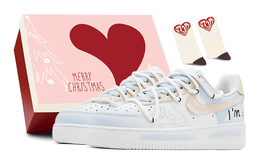 Женские кроссовки для скейтбординга Nike Air Force 1, Light Blue dh2920-111(team88-热情仲夏s-box) | light blue