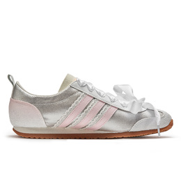 Adidas Кроссовки Vs Jog 2.0 с амортизацией и противоскользящим покрытием, повседневные, унисекс, серебристо-розовые ji2434(teamm-白舞鞋) | silver pink