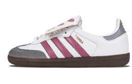 Кроссовки Adidas Samba Series Skateboarding Shoes Unisex Low-top White/gray, белый b75806(team115-爱心草莓) | white
