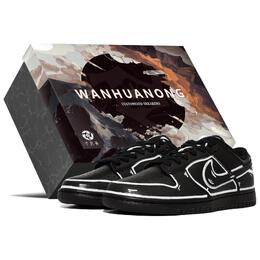 Кроссовки Nike Dunk Skateboard Shoes Unisex Low-Top White dd1391-100(team113-次元黑骑士s-box) | black