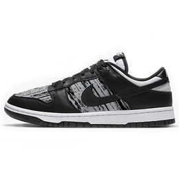 Кроссовки Nike Dunk Skateboard Shoes Women's Low-Top Black White, черный cw1590-100(team366-暗影线形) | black