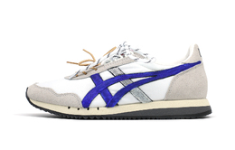 Кроссовки Onitsuka Tiger Dualio Lifestyle Shoes Unisex Low-top White/Gray, белый/серый d600n-0190(team140-克莱因) | white/gray