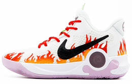 Кроссовки Nike KD Trey 5 IX Vintage Basketball Shoes Unisex Low-top Red/Blue, белый dj6922-100(team肆-鸳鸯火焰涂鸦a) | white