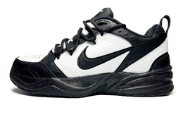 Кроссовки Nike Air Monarch 4 Chunky Sneakers Unisex Low-top Black/white, черный 415445-001(team285-男女款倒流) | black