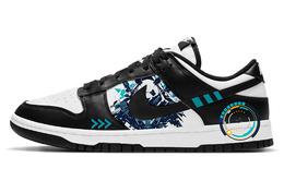 Кроссовки Nike Dunk Skateboard Shoes Women's Low-Top White Black cw1590-100(team355-机械熊猫) | black