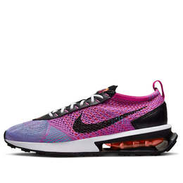 Кроссовки air max flyknit racer Nike, фуксия fd0822-500 | fuchsia dream/black-baltic blue-vivid orange