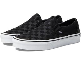 Кроссовки Vans Classic Slip-On, цвет (Checkerboard) Black/Black 7213526 | (checkerboard) black/black