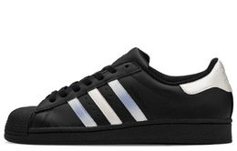 Adidas Низкие кроссовки для скейтбординга SUPERSTAR, унисекс, черные, серебристые eg4957(teama-液态银蓝) | black silver