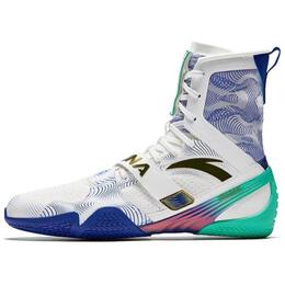 Кроссовки Anta Training Shoes Unisex High-top Paper White/Sky Blue/Stone Blue/Metal Gold, золотой 412440102-6 | paper white/sky blue/stone blue/metal gold
