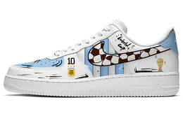 Кроссовки Nike Air Force 1 Skateboarding Shoes Women's Low-top Blue/white, белый/синий dd8959-100(team56-足球世界杯) | white/blue