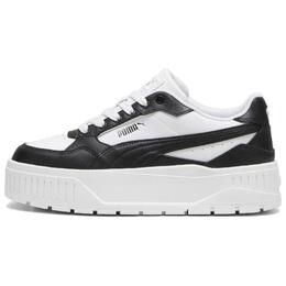 Кроссовки Puma Karmen Skateboarding Shoes Women's Low-top Puma White/black, белый 397461-03 | puma white - black