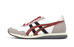 Кроссовки Onitsuka Tiger Dualio Lifestyle Shoes Unisex Low-top Black/White/Red, черный/оранжевый d600n-0190(team140-复古红) | black/dark obsidian/total orange