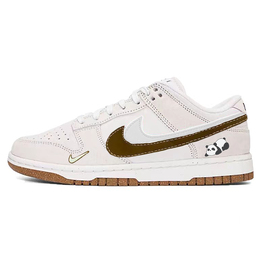 Кроссовки Nike Dunk Skateboarding Shoes Women's Low-top White/gray, серый do9457-100(team366-趴趴熊猫) | gray