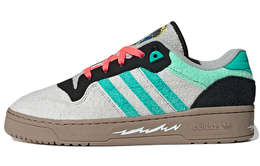 Кроссовки Adidas Rivalry Skateboarding Unisex, серый/голубой/черный/розовый hr0465