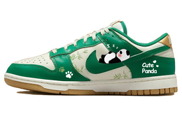 Кроссовки Nike Dunk Skateboard Shoes Women's Low-Top Green White fb7173-131(team56-慵懒熊猫) | green