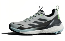 Кроссовки Adidas Terrex Free Hiker 2.0 Low Gore-Tex Semi Flash Aqua Carbon Lucid Lime Women's, серый ig3204 | gray