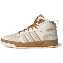 Кроссовки Adidas Neo 100DB Mid Skateboarding Shoes Unisex Mid-top Grey White Brown, коричневый ig1573 | grey white brown