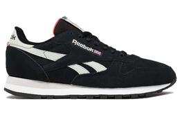 Кроссовки Reebok Classic Leather Unisex, черный/белый 100032774 | black
