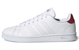 Кроссовки для скейтбординга ADVANTAGE унисекс с низким верхом, белые/красные Adidas Neo fv8492