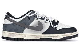 Кроссовки Nike Dunk Skateboarding Shoes Women's Low-top Black/grey/white, черный/белый/серый fq8899-100(team237-慵懒熊猫) | black/white/gray