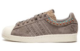 Кроссовки для скейтбординга Superstar 80v унисекс с низким верхом светло-серые Adidas b34290