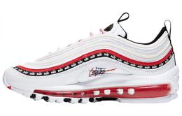 Кроссовки Nike Air Max 97 Women, белый/красный/черный cq4817-100