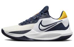 Кроссовки Nike Precision 6 Unisex, белый/темно-синий/желтый dd9535-101