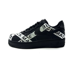 Кроссовки Nike Air Force 1 Skateboarding Shoes Unisex Low-top Black/Silver, черный cw2288-001(team314-银飘带） | black
