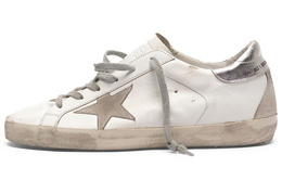 Женские кроссовки Golden Goose Super-Star, бежевый/белый gcows590.w77