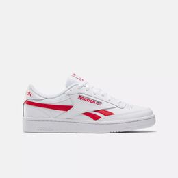 Кроссовки Club C Revenge Reebok, мультиколор 100032880 | ftwr white / vector red / ftwr white