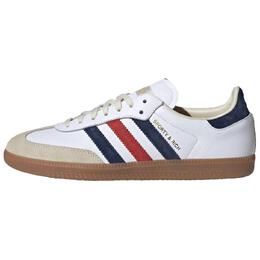 Кроссовки Adidas Samba OG Sporty & Rich USA, белый/синий/красный ih8338 | white/blue/red