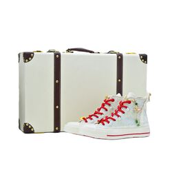 Converse Кроссовки для скейтбординга Chuck 70, быстросохнущие, сбалансированные, дышащие, высокие, унисекс, золотистые, сине-красные a08701vc(team335-105白丝绸静莲礼盒版) | gold blue red