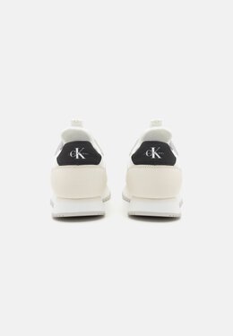 Кроссовки на шнуровке RUNNER SOCK LACEUP Calvin Klein, белый c1811a0il-a11 | bright white/black