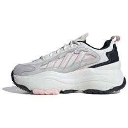 Кроссовки Adidas OZGAIA Lifestyle Shoes Women's Low-top Light Gray, черный ih3397 | bright white/light gray/no.1 black