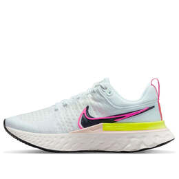 Кроссовки react infinity run flyknit 2 Nike, белый dj5396-100 | white/sail/pink blast/black