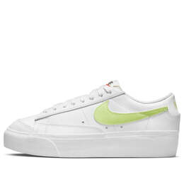 Кроссовки блейзер низкая платформа Nike, белый dj0292-102 | white/green