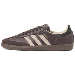 Кроссовки Adidas SAMBA OG Skateboarding Shoes Women's Low-top Brown/brown, коричневый ji0217 | brown-brown