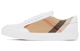 Кроссовки Burberry House Check Low-top, белый / коричневый 80567121