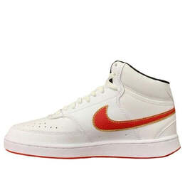 Кроссовки Court Vision Mid красные Nike, белый dd8494-169 | white/red