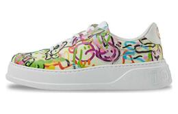 Кроссовки женские Gucci Chunky B, бело-желтый 727847 aabks 9250