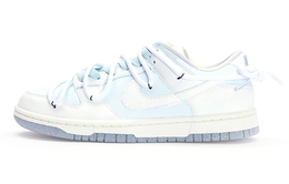Кроссовки Nike Dunk Skateboard Shoes Women's Low-Top White Blue fn0323-400(team15-薄荷牛奶)