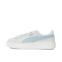 Puma Низкие женские кроссовки для скейтбординга серо-синего цвета 363559-14 | light blue-tropical lake blue-gold