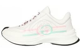 Кроссовки женские Gucci Run, белый / розовый / бирюзовый 734904 uhh20 9014