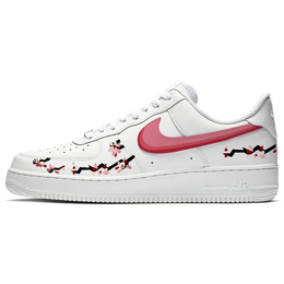 Кроссовки Nike Air Force 1 Skateboarding Shoes Unisex Low-top Pink/white, белый cw2288-111(team56-桃花恋人) | white