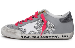 Кроссовки женские Golden Goose Super-Star, серебристый gwf00108.f002513.81515