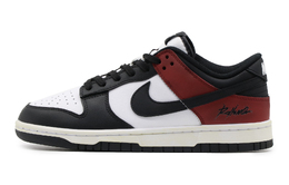Кроссовки Nike Dunk Skateboard Shoes Women's Low-Top Black/Red cw1590-100(team57-女款公牛)
